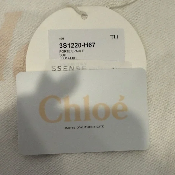 Chloe Tan Leather Crossbody Bag HUDSON MINI - Picture 2 of 12